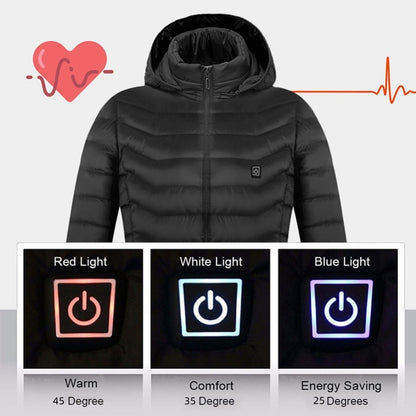 New Heated Jacket Coat USB Electric Jacket Cotton Coat Heater Thermal Clothing